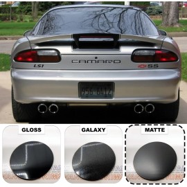 Advanced Trims MATTE BLACK FRONT+REAR LETTERS INSERTS FOR CAMARO 1992-2002 NOT DECALS