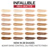 L'Oreal Paris Cosmetics Makeup Infallible Pro-Matte Liquid Longwear Foundation, Classic