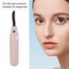 Heated Eyelash Curler Professional Intelligent 3 Gears Temperature Rechargeable Electric