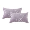 GIGIZAZA Decorative Throw Pillow Covers 20 x 20,Voilet Purple Sofa