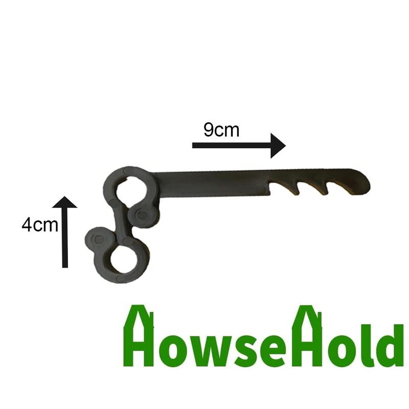 Gutter Brush Clips [50 Pack]- Keeps Leaf Guard Brush in