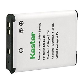 Kastar Digital Camera Battery for Nikon CoolPix S3300 S3400 S3500 S3600 S3700 S4100 S4150 S4200 S4300 S4400 S5200 S5300 S6400 S6500 S6600 S6700 S6800 S6900 S7000 and Nikon EN-EL19 Sony NP-BJ1 Battery