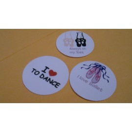 Unbranded Pre Cut One Inch Bottle Cap Images I Love to Dance  Free Shipping - photo, 25 images