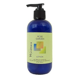 Wyndmere Rose Garden Lotion 8oz Aromatherapy Lotion with Pure Essential Oils