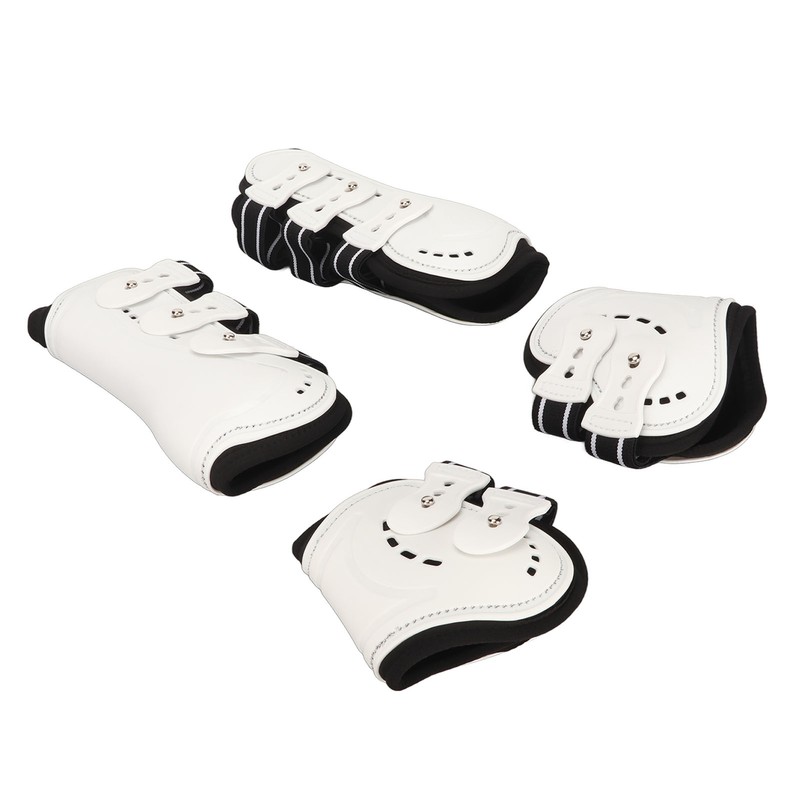 Horse Front Tendon Boots Adjustable Breathable Open Front Protective Horse