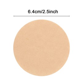 AIEX 350 pcs Unbleached Paper Coffee Filter Round Replacement Coffee Filters Fits for Aerobie for Aeropress Coffee and for Espresso Makers (6.4cm/2.5inch in diameter?