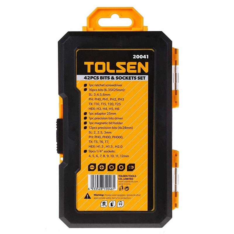 Ratchet & Screwdriver Set 42 pcs - Socket Set, Standard