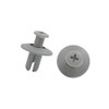 Hihaha 100 Pcs Gray Plastic Splash Guard Fastener Rivets 8mm