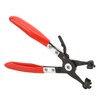 Hose Clamp Plier 8.6in/21.8cm Long Swivel 3 Jaw PVC Handle