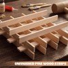 20 Pcs Wood Strips Slats1/4 x 1 x 12 in,