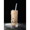 ALINK Reusable Clear Boba Straws, 13 mm x 10.5 in,