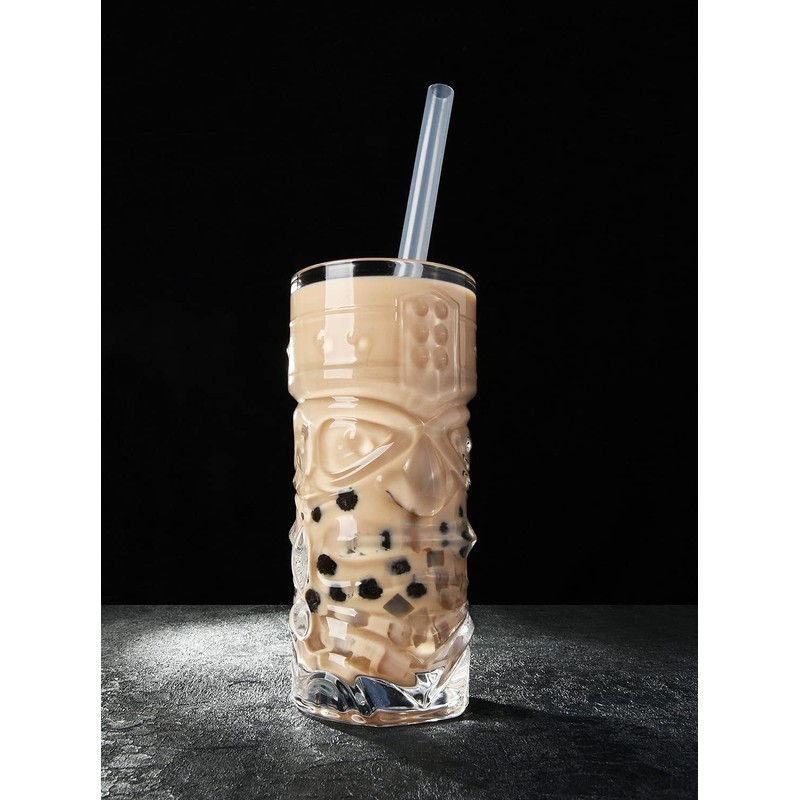 ALINK Reusable Clear Boba Straws, 13 mm x 10.5 in,