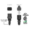 CableLeader 1ft 16 AWG Universal Power Cord IEC320 C13 to