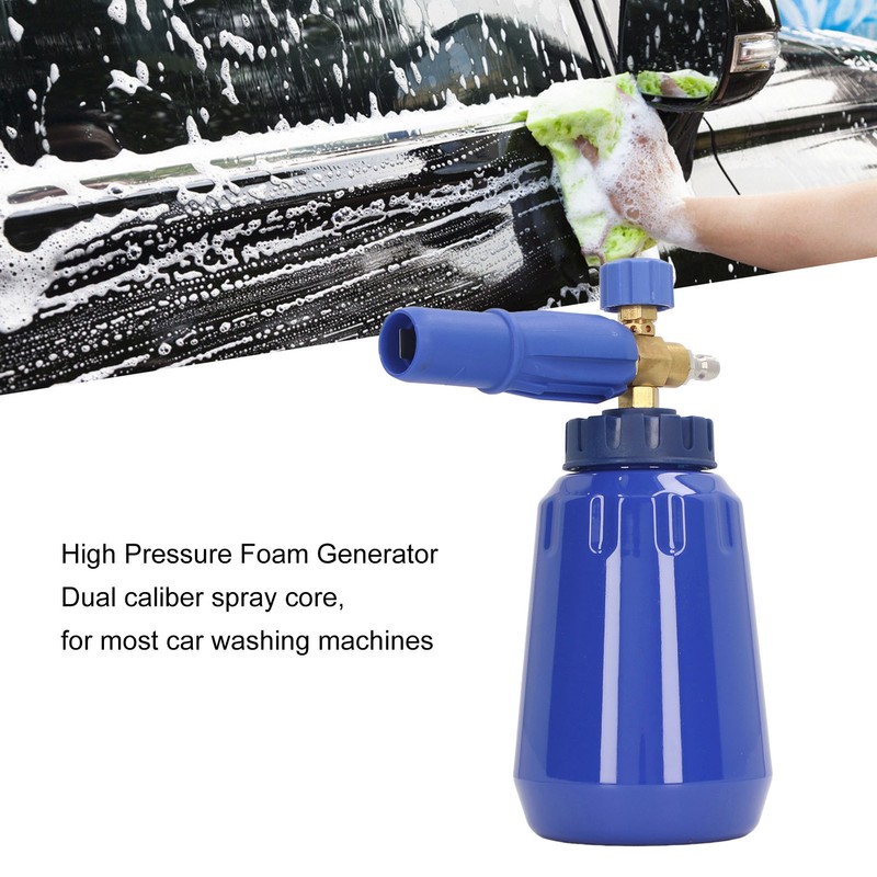 1L 4000psi Foam Generator Adjustable High Pressure Sprayer Washer Can