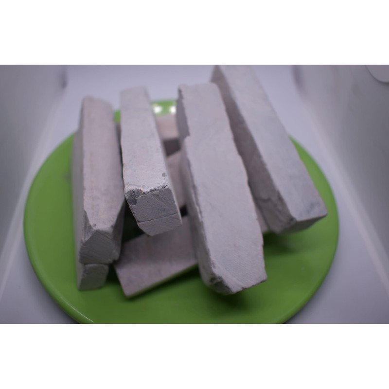 India Clay Schwarze gerillte Schieferblöcke, 500 g
