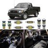 AUTOGINE 8 Piece White LED Interior Lights for Toyota Tacoma