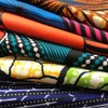 12pcs African Fabric 50x40cm Stripped Cut Cloth Craft DIY Handmade