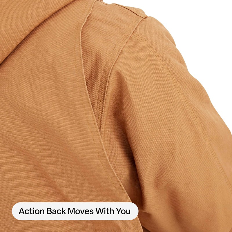 Berne Men's Heritage Duck Hooded Active Work Jacket, 6X-Large Tall,