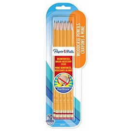 Paper Mate EverStrong #2 Pencils, Reinforced, Break-Resistant Lead When Writing, 10 Pack