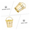 Ciieeo Decorative Plastic Bucket Small Treat Bucket for Birthday Party