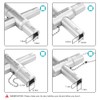 DURATECH 4 Way Sillcock Key Set, Utility Key, Multi-functional Water