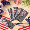 Motiskyy 200 Sets Veterans Day Gifts Bulk American Flag Ballpoint
