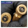 KITUREK 10PCS A/C 1/4" Charging Hose Gaskets, Rubber O-Rings, HVAC