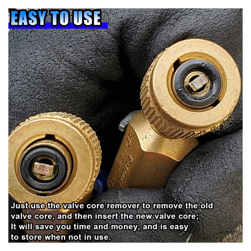 KITUREK 10PCS A/C 1/4" Charging Hose Gaskets, Rubber O-Rings, HVAC