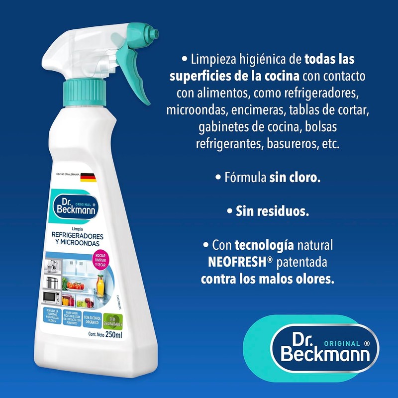 Limpia Refrigeradores y Microondas Dr. Beckmann DB3831 – 250 ml