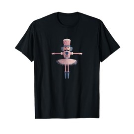 Funny Pink Nutcracker Costume in Tutu for Ballerina Lovers T-Shirt
