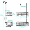 HapiRm Hanging Shower Caddy Organizer - No Drilling Shower Organizer