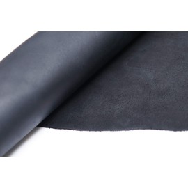 Tooling Leather Sheets 2.0mm Thick Full Grain Leather Crafts Crafting Leather (Pure Black, 12x24inches)