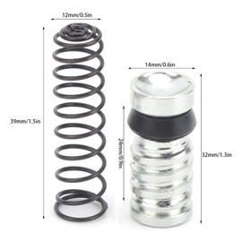 Rear Brake Master Cylinder Rebuild Repair Parts, 14mm Motorcycle Clutch Brake Pump Piston Plunger Repair Kits Aluminium Alloy Fit for Motocross Scooter