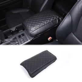 Heutamo Center Console Armrest Cover Trim Compatible with Toyota Land Cruiser Prado 250 J250 LC250 2024 2025, Leather Armrest Pad Seat Box Cover Protector Interior Accessories