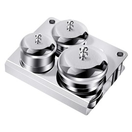 OHPHCALL 3pcs Crystal Liquid Powder Container Nail Art Tools Set Acrylic Nail Liquid Jar for Dipping Powder Professional Manicure Supplies