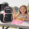Bevalsa School Backpack for Girls, Bookpack with Bento Lunch Box,