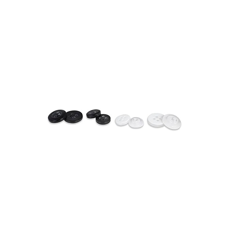 Dritz, Surtido, 9 y 11 mm, 20 botones de camisa,