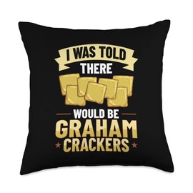 Graham Cracker Chocolate Crust Gluten Free Throw Pillow, 18x18, Multicolor