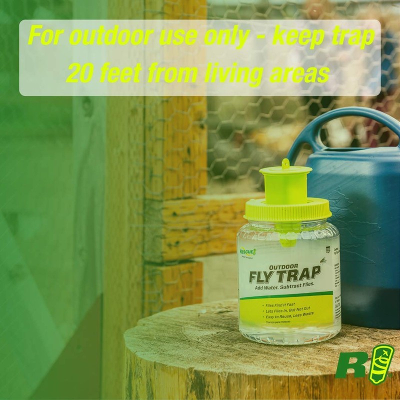 RESCUE! Outdoor Fly Trap - Reusable