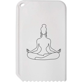 Azeeda 'Lotus Pose' Plastic Ice Scraper (IC00046310)