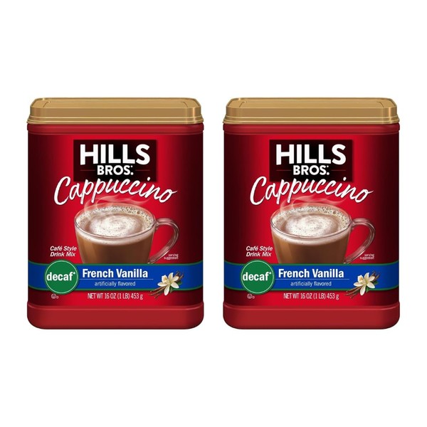 Hills Bros. Flavor Coffee (Decaf French Vanilla, 16 Ounce (Pack