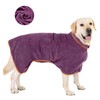 Dog Drying Robe, Dog Robe With Closure, Microfiber Dog Bathrobe,