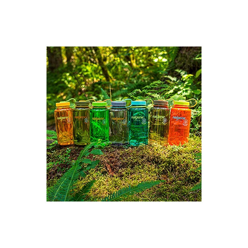 Nalgene Wide Mouth Water Bottle, Blue, 32 oz