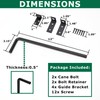 URDOGSL 12" Heavy Duty Cane Bolt Gate Drop Rod with