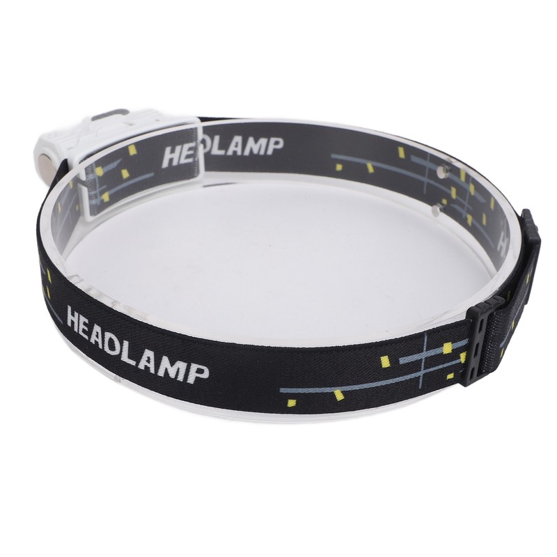 Bright LED Rechargeable Headlight USB Charging Sensing Hiking Head Lamp