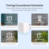 Smart Plug Zigbee Outlet with Energy Monitoring, Compatible with Alexa