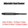 TOOLSTAR Adjustable Hand Reamer 10-10.75mm HSS Square End Adjustable Hand