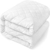A ATH Collection Poly-Cotton Quilted Mattress Protector Cotton Fabric Pad