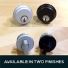 Summit DOORWARE Mortise Cylinder Hook Bolt with Keys | Adam