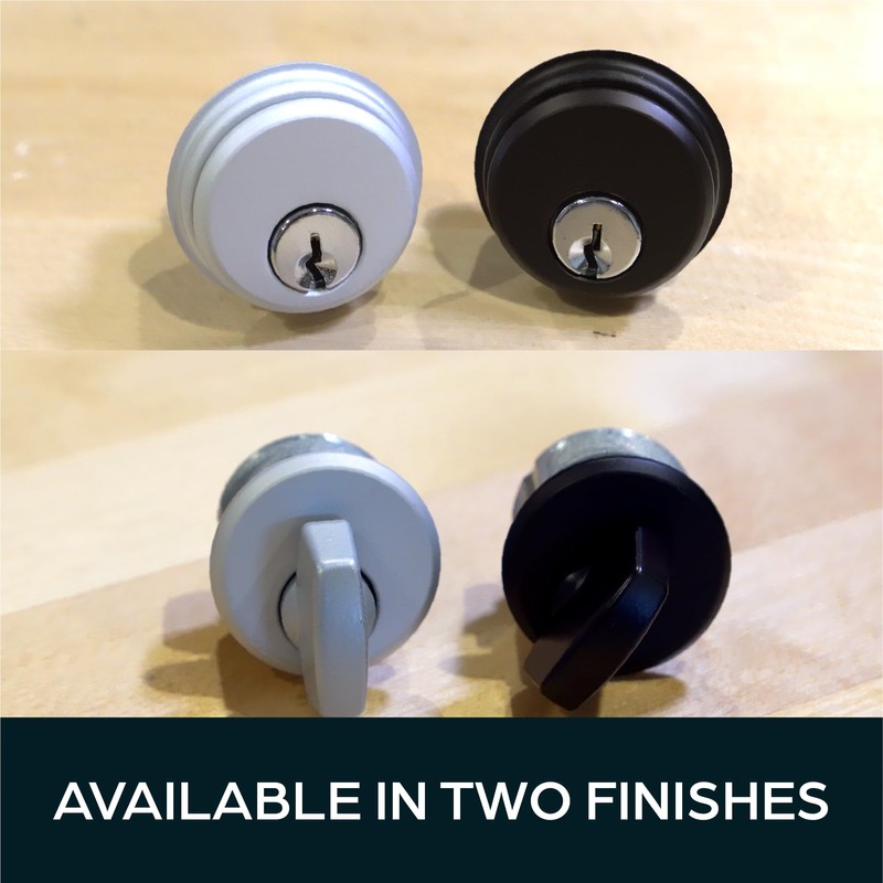 Summit DOORWARE Mortise Cylinder Hook Bolt with Keys | Adam